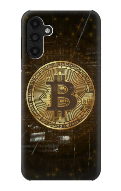 S3798 Crypto-monnaie Bitcoin Etui Coque Housse pour Samsung Galaxy A13 4G