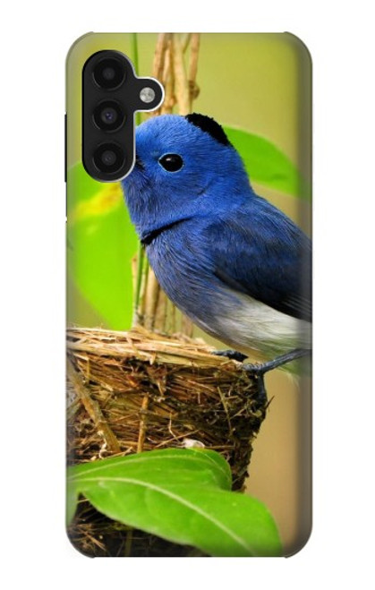 S3839 Oiseau bleu du bonheur Oiseau bleu Etui Coque Housse pour Samsung Galaxy A13 4G