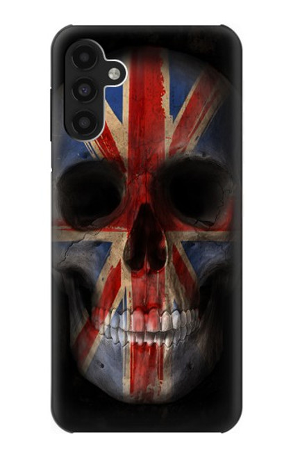 S3848 Crâne de drapeau du Royaume-Uni Etui Coque Housse pour Samsung Galaxy A13 4G