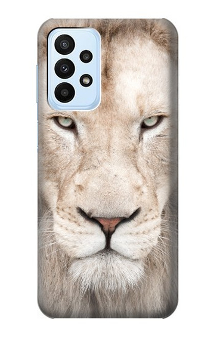 S2399 Lion Visage Etui Coque Housse pour Samsung Galaxy A23