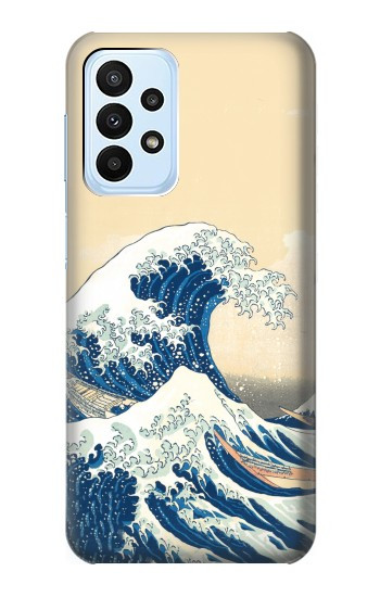 S2790 Hokusai Sous la vague au large de Kanagawa Etui Coque Housse pour Samsung Galaxy A23
