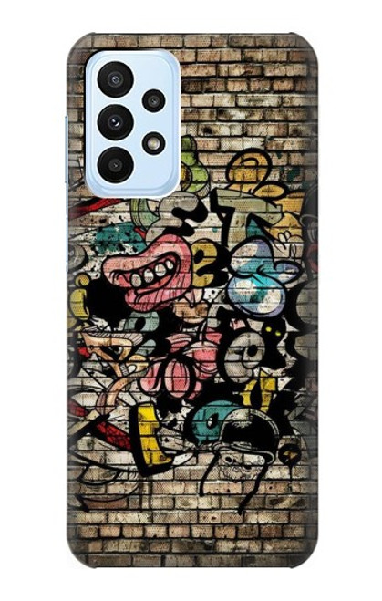 S3394 Graffiti mur Etui Coque Housse pour Samsung Galaxy A23