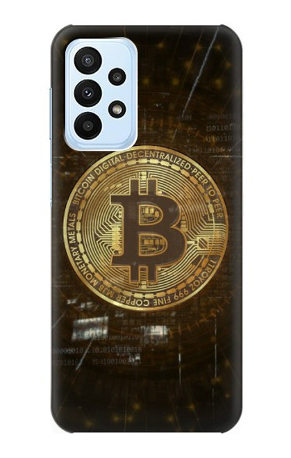 S3798 Crypto-monnaie Bitcoin Etui Coque Housse pour Samsung Galaxy A23