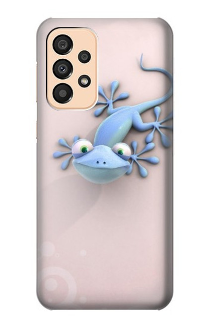 S1631 Drôle Gecko Lézard Etui Coque Housse pour Samsung Galaxy A33 5G