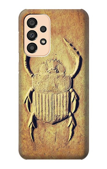 S2401 Scarabée égyptien Beetle imprimé graphique Etui Coque Housse pour Samsung Galaxy A33 5G