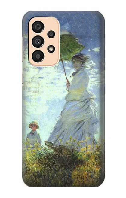 S2415 Claude Monet Femme avec un parasol Etui Coque Housse pour Samsung Galaxy A33 5G