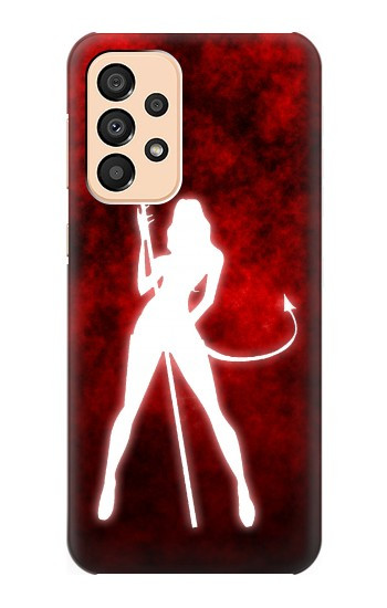 S2455 Sexy Fille du Diable Etui Coque Housse pour Samsung Galaxy A33 5G