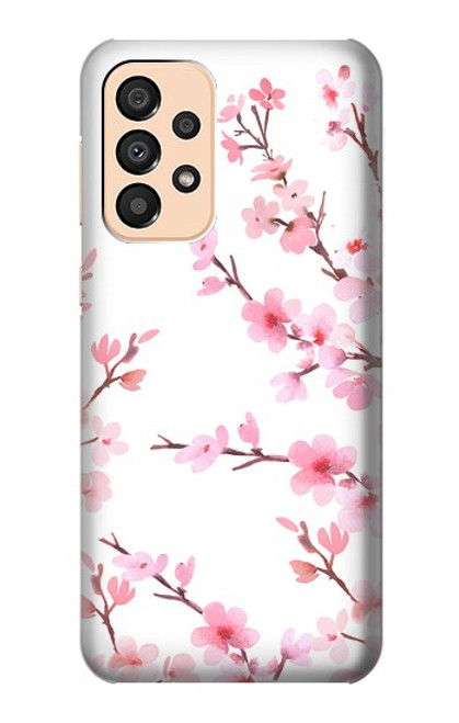 S3707 Fleur de cerisier rose fleur de printemps Etui Coque Housse pour Samsung Galaxy A33 5G
