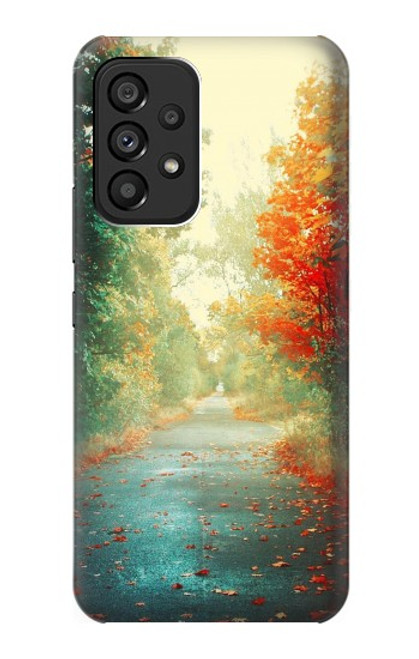 S0913 Route à travers les bois Etui Coque Housse pour Samsung Galaxy A53 5G