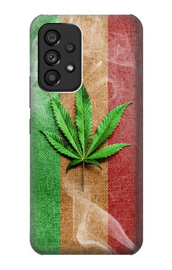 S2109 Drapeau Rasta Etui Coque Housse pour Samsung Galaxy A53 5G