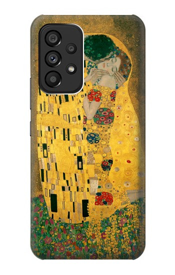 S2137 Gustav Klimt Le Baiser Etui Coque Housse pour Samsung Galaxy A53 5G