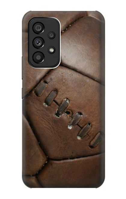 S2661 Football Football graphique en cuir Etui Coque Housse pour Samsung Galaxy A53 5G