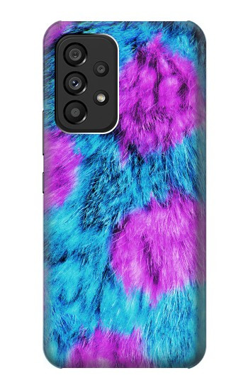 S2757 Monstre de fourrure Motif graphique Peau Etui Coque Housse pour Samsung Galaxy A53 5G