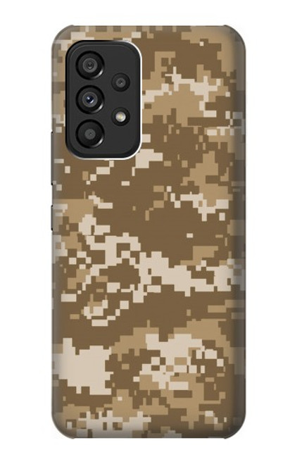 S3294 Armée Tan Coyote Camo Désert Camouflage Etui Coque Housse pour Samsung Galaxy A53 5G