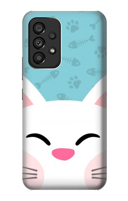 S3542 Chat mignon Dessin animé Etui Coque Housse pour Samsung Galaxy A53 5G