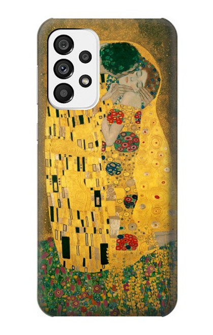 S2137 Gustav Klimt Le Baiser Etui Coque Housse pour Samsung Galaxy A73 5G