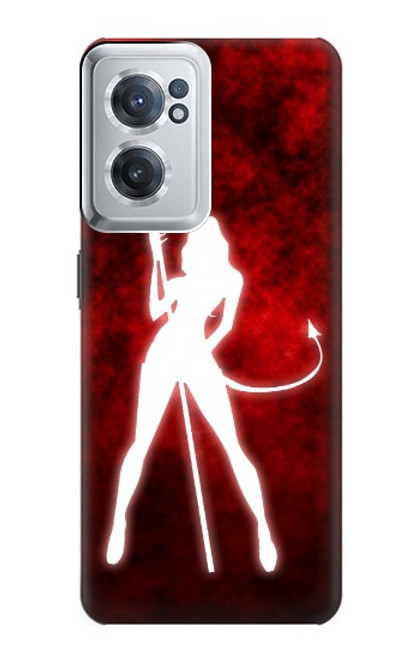 S2455 Sexy Fille du Diable Etui Coque Housse pour OnePlus Nord CE 2 5G