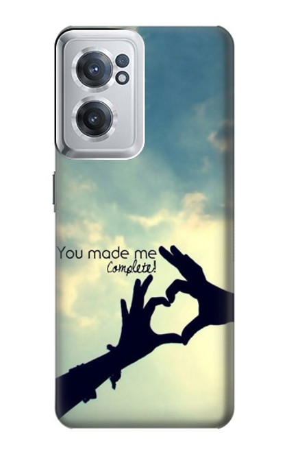 S2640 Vous avez fait de moi l'amour complet Etui Coque Housse pour OnePlus Nord CE 2 5G