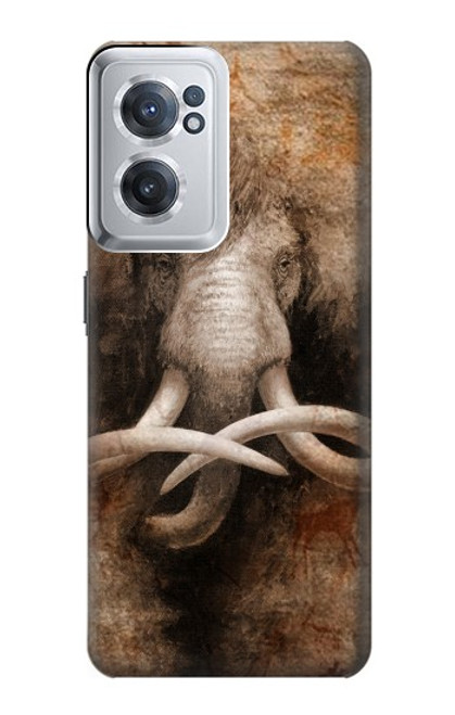 S3427 Mammoth Ancient Art la Grotte Etui Coque Housse pour OnePlus Nord CE 2 5G
