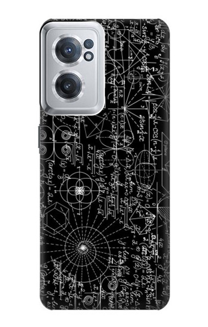 S3808 Tableau noir de mathématiques Etui Coque Housse pour OnePlus Nord CE 2 5G