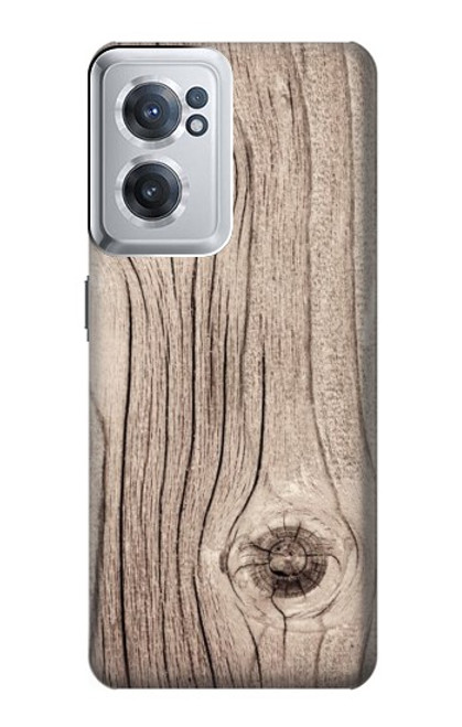 S3822 Graphique de la texture du bois imprimé Etui Coque Housse pour OnePlus Nord CE 2 5G