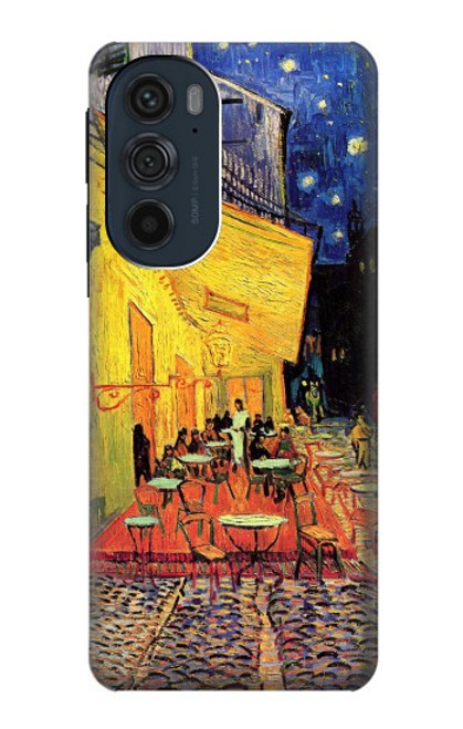 S0929 Van Gogh Café Terrasse Etui Coque Housse pour Motorola Edge 30 Pro