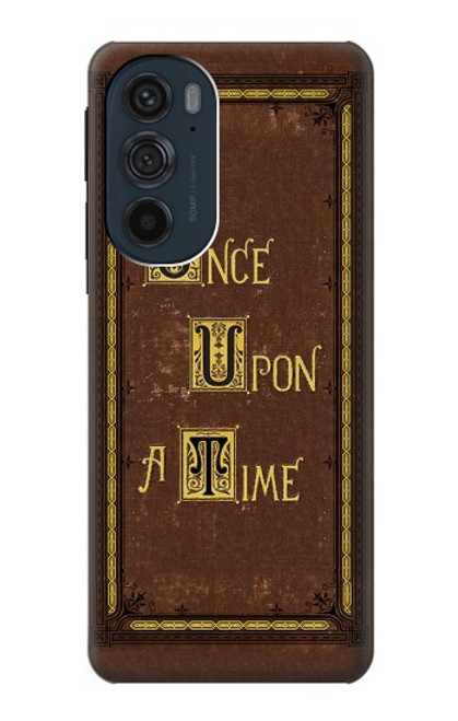 S2824 Il était une Fois Livre Couverture Etui Coque Housse pour Motorola Edge 30 Pro