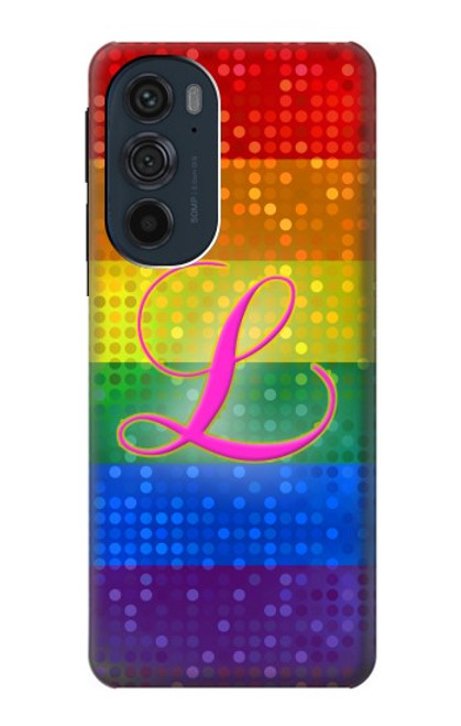 S2900 Arc en ciel LGBT Fierté lesbienne Drapeau Etui Coque Housse pour Motorola Edge 30 Pro
