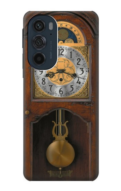 S3173 Grand-père Horloge Antique Horloge murale Etui Coque Housse pour Motorola Edge 30 Pro