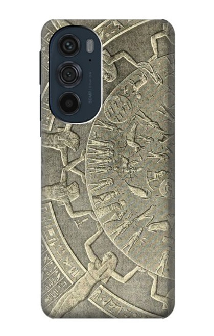 S3396 Dendérah Zodiaque Egypte ancienne Etui Coque Housse pour Motorola Edge 30 Pro