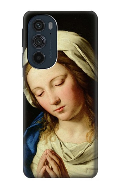 S3476 Prière Vierge Marie Etui Coque Housse pour Motorola Edge 30 Pro