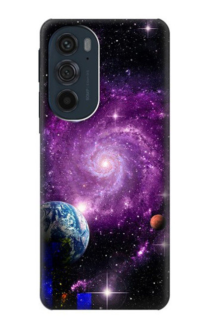 S3689 Planète spatiale Galaxy Etui Coque Housse pour Motorola Edge 30 Pro
