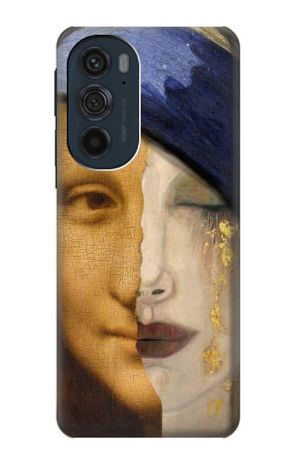 S3853 La Joconde Gustav Klimt Vermeer Etui Coque Housse pour Motorola Edge 30 Pro