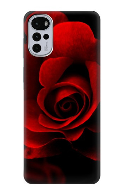 S2898 Rouge Rose Etui Coque Housse pour Motorola Moto G22