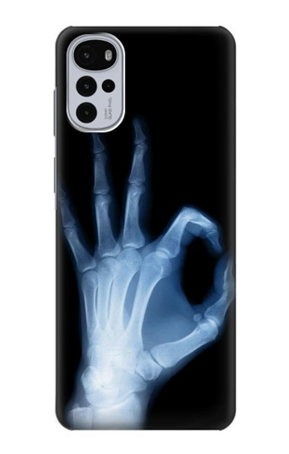 S3239 X-Ray Geste de la main OK Etui Coque Housse pour Motorola Moto G22