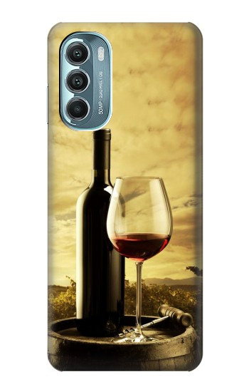 S2042 Raisin Vignoble Raisins Bouteille Rouge Vin Etui Coque Housse pour Motorola Moto G Stylus 5G (2022)