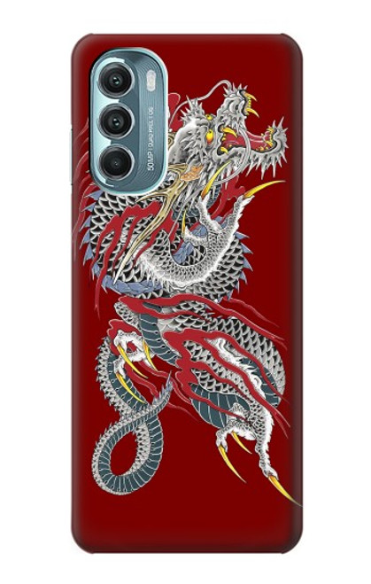 S2104 Yakuza dragon Tatouage Etui Coque Housse pour Motorola Moto G Stylus 5G (2022)