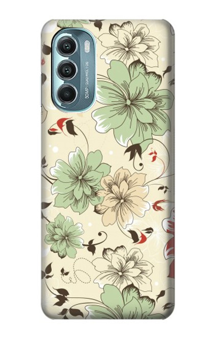 S2179 Motif Fleur Floral Art Millésime Etui Coque Housse pour Motorola Moto G Stylus 5G (2022)