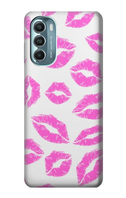 S2214 Bisous Lèvres roses Etui Coque Housse pour Motorola Moto G Stylus 5G (2022)
