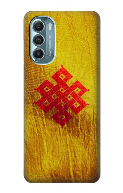 S2318 Noeud éternel méditation bouddhiste spirituelle Etui Coque Housse pour Motorola Moto G Stylus 5G (2022)