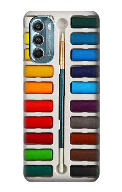 S3243 Ensemble de peinture aquarelle Etui Coque Housse pour Motorola Moto G Stylus 5G (2022)