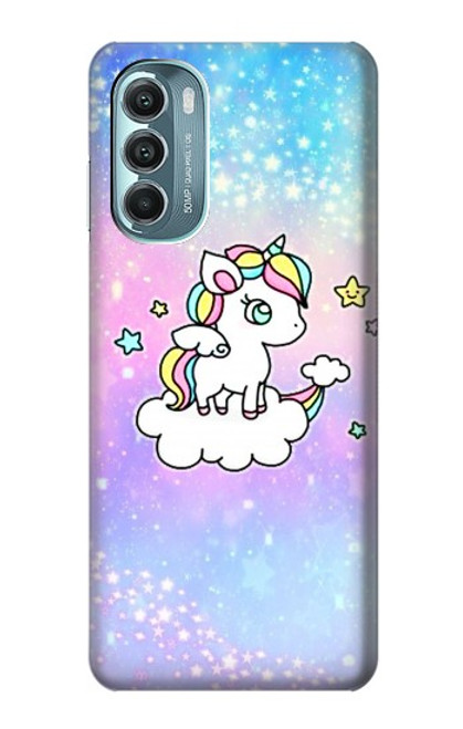 S3256 Mignon Licorne Etui Coque Housse pour Motorola Moto G Stylus 5G (2022)