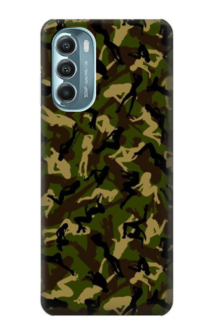 S3356 Camo camouflage de fille Etui Coque Housse pour Motorola Moto G Stylus 5G (2022)