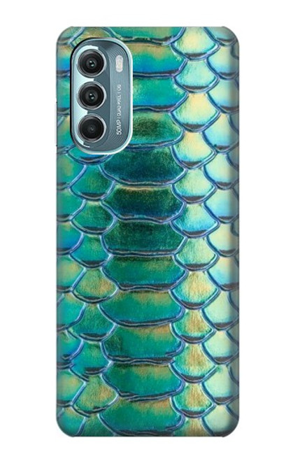 S3414 Vert Serpent Échelle graphique Imprimer Etui Coque Housse pour Motorola Moto G Stylus 5G (2022)