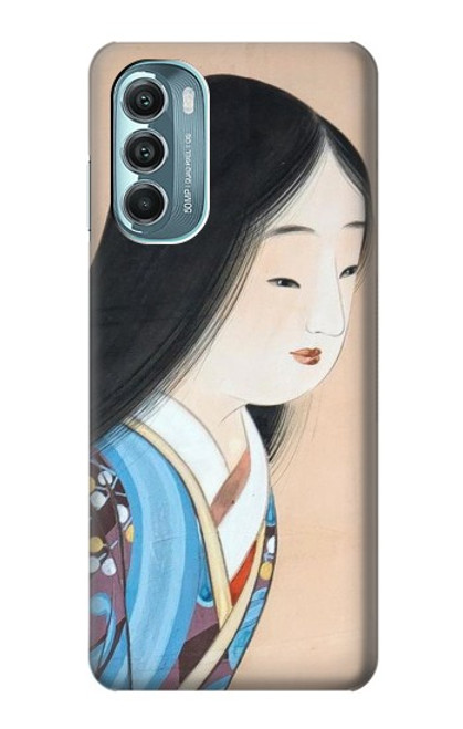 S3483 Japon Beauté Kimono Etui Coque Housse pour Motorola Moto G Stylus 5G (2022)