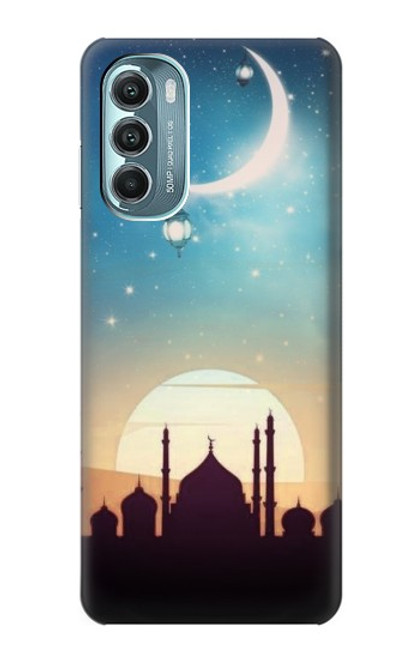 S3502 Coucher de soleil islamique Etui Coque Housse pour Motorola Moto G Stylus 5G (2022)