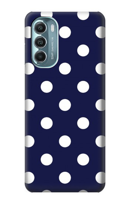 S3533 Bleu à pois Etui Coque Housse pour Motorola Moto G Stylus 5G (2022)