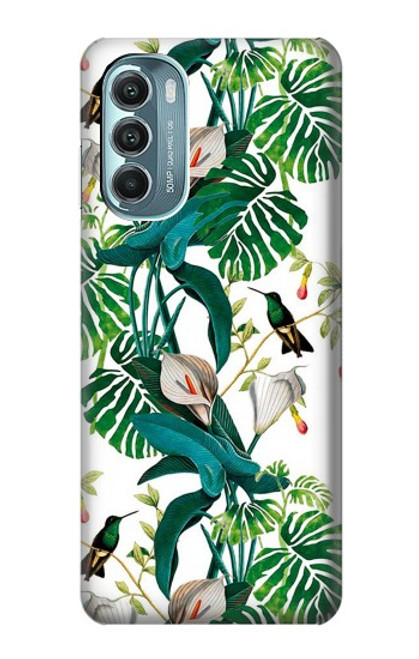 S3697 Oiseaux de la vie des feuilles Etui Coque Housse pour Motorola Moto G Stylus 5G (2022)