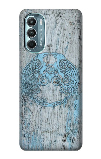 S3829 Huginn et Muninn Twin Ravens Norse Etui Coque Housse pour Motorola Moto G Stylus 5G (2022)