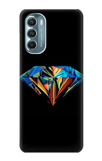 S3842 Diamant coloré abstrait Etui Coque Housse pour Motorola Moto G Stylus 5G (2022)